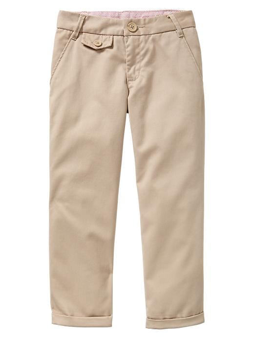 1 of 8 showing, with the color wicker of product GapShield capri pants