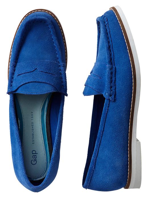 Suede loafers