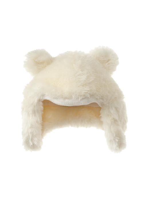 View large product image 1 of 1. Furry bear hat