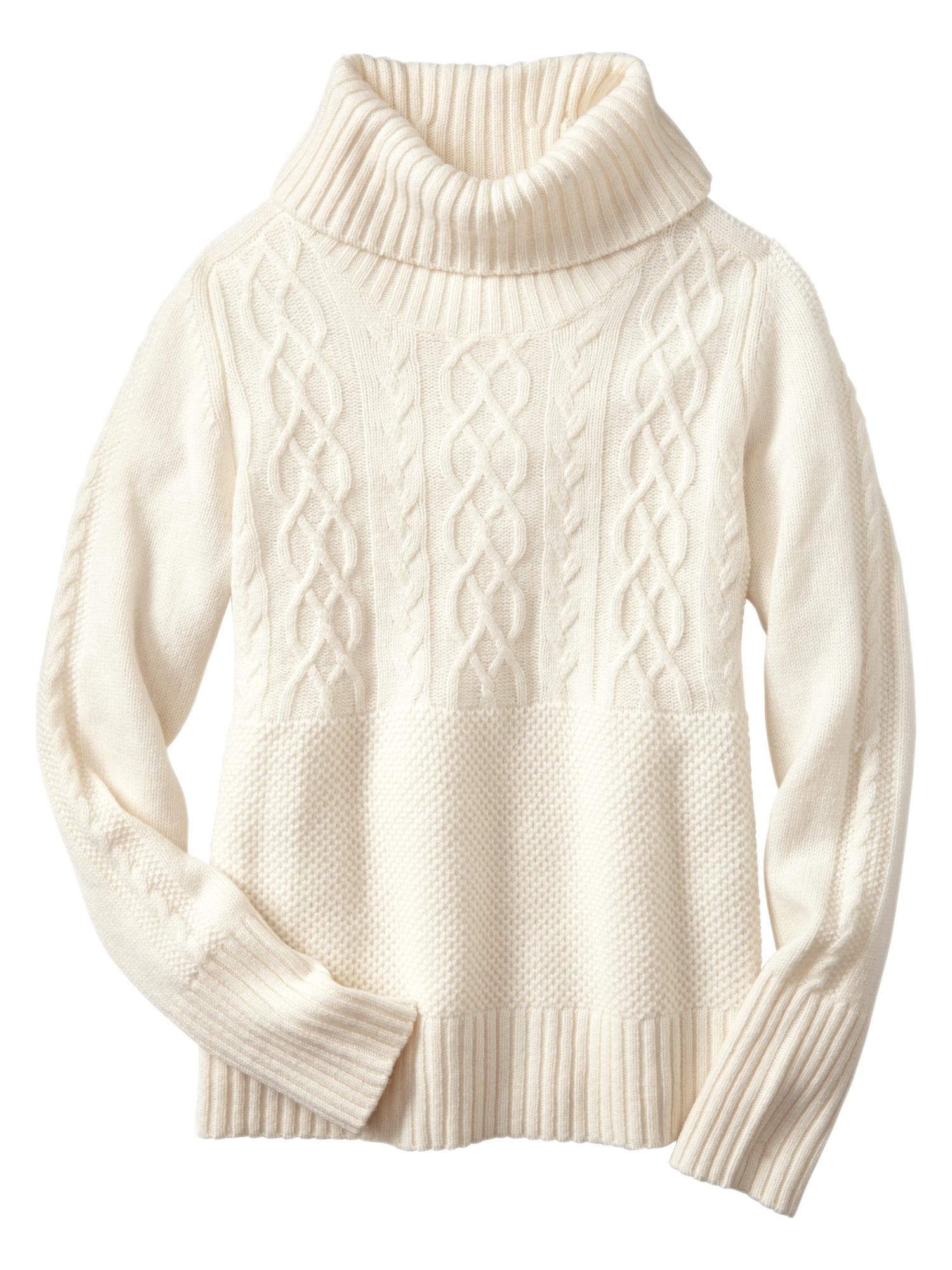 Cable turtleneck sweater | Gap