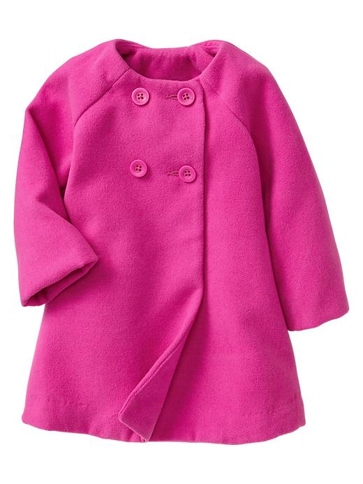 1 of 8 showing, with the color standout pink of product Double-breasted coat