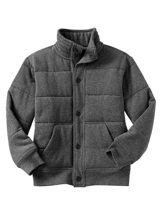 Quilted mockneck jacket Gap