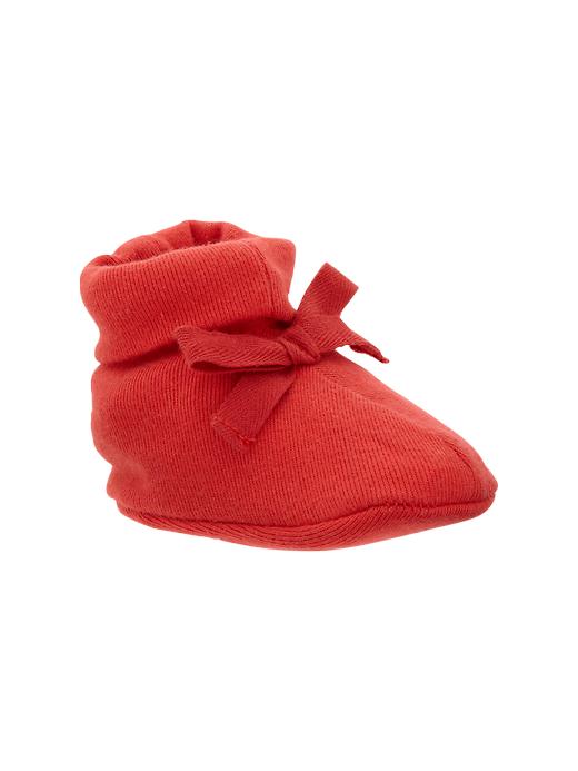 1 of 8 showing, with the color red of product Bow booties