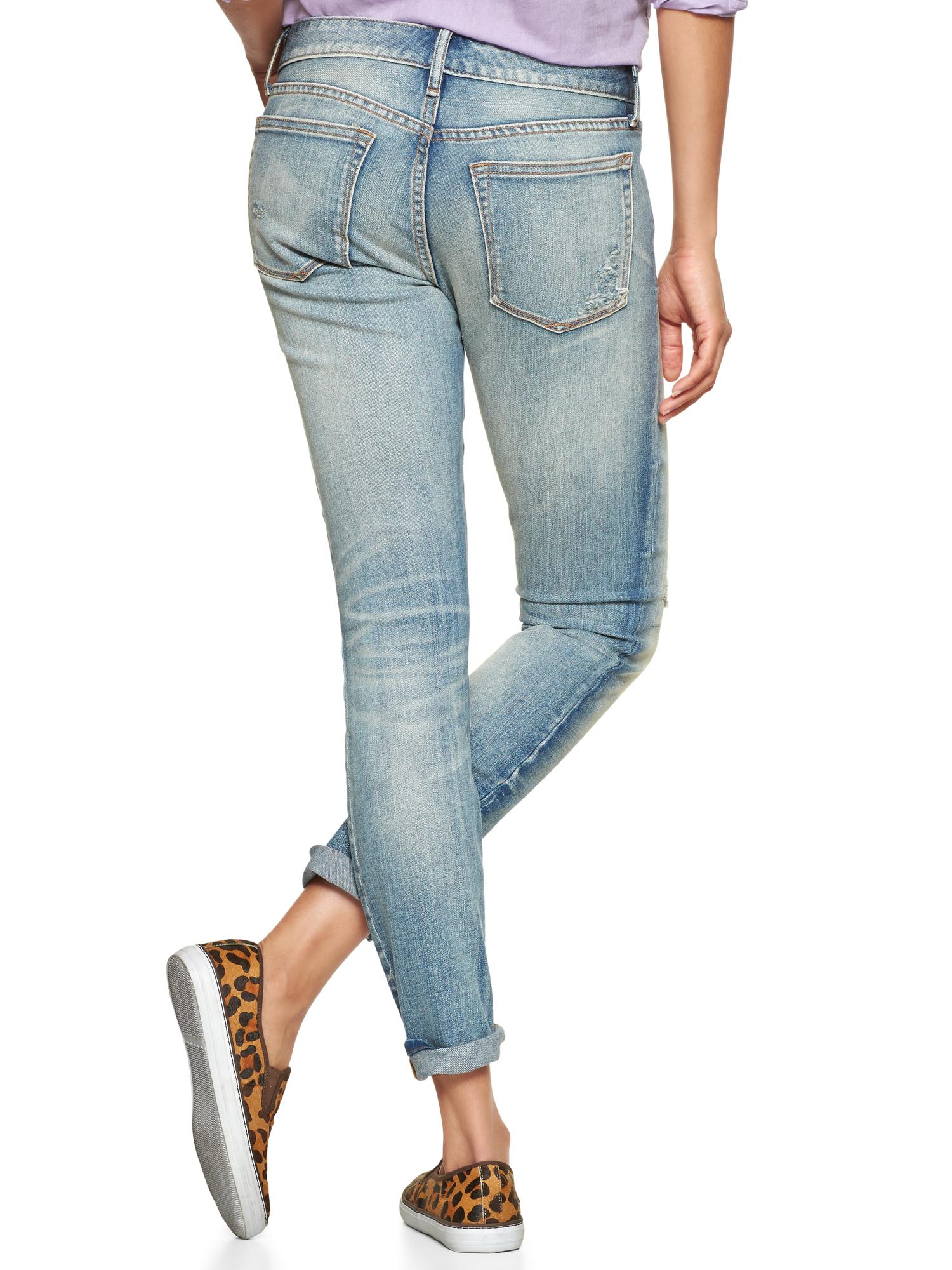 Jeans Femme Gap 1969 Always Skinny Taille 28 - Stretch Bleu Denim, Coupe Slim Cheville