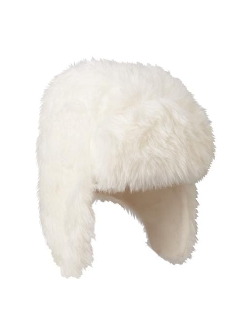 1 of 8 showing, with the color ivory frost of product Furry hat