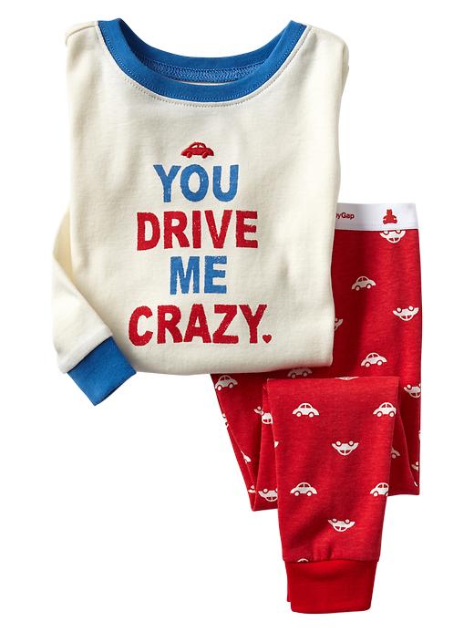 1 of 8 showing, with the color ivory frost of product Car crazy sleep set