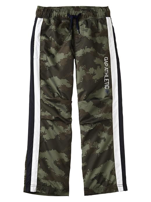 View large product image 1 of 1. Side-stripe logo active pants