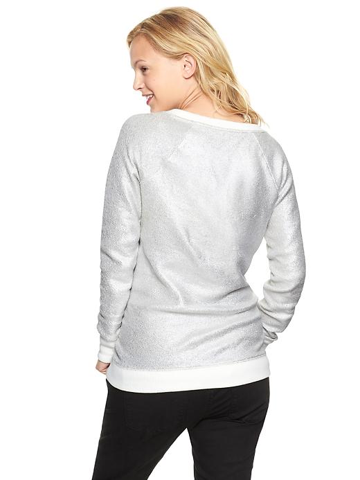 2 of 8 showing, with the color snow cap of product Sparkle sweatshirt