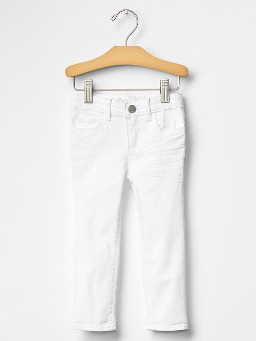 1 of 8 showing, with the color white of product Skinny jeans