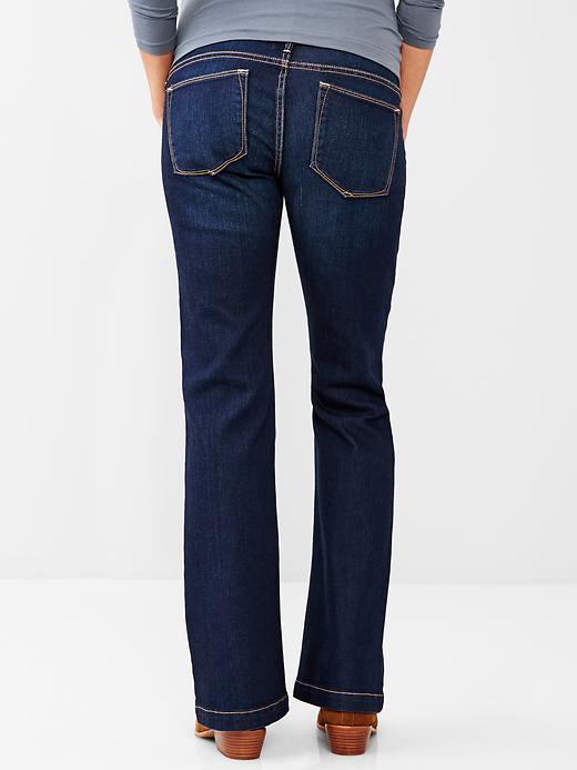 2 of 8 showing, with the color dark wash of product 1969 full panel long and lean jeans