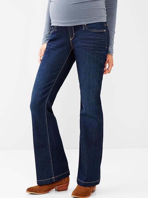 1 of 8 showing, with the color dark wash of product 1969 full panel long and lean jeans