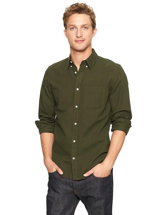 View large product image 1 of 1. Modern Oxford solid shirt