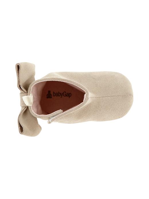 View large product image 2 of 3. Bow suede bootie