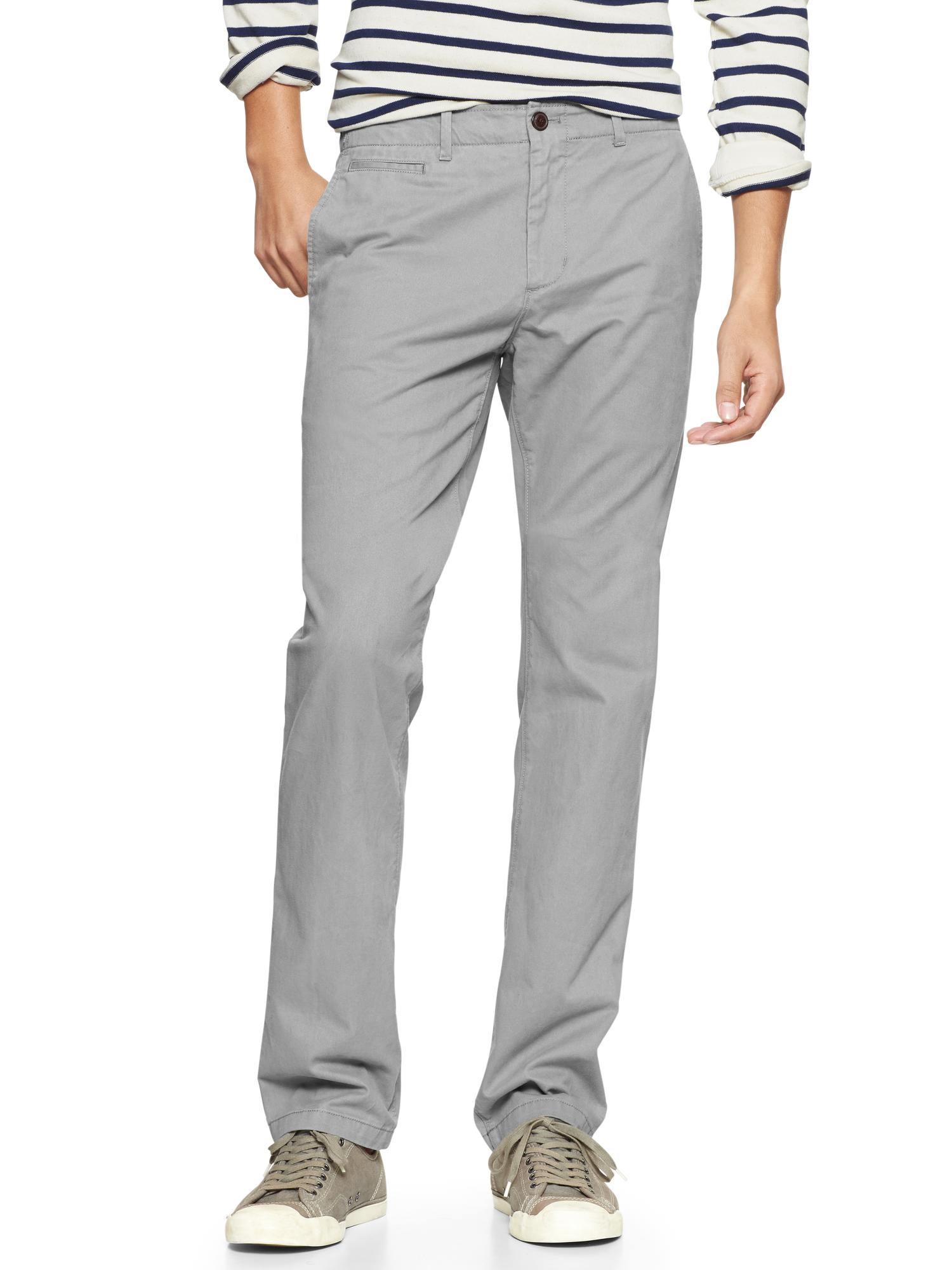 Lived in slim khaki Gap