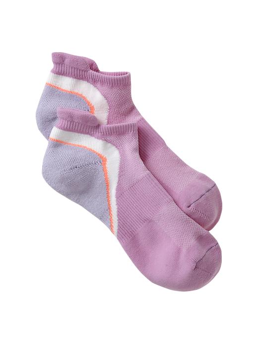1 of 8 showing, with the color lilac surge of product Neon colorblock sport socks