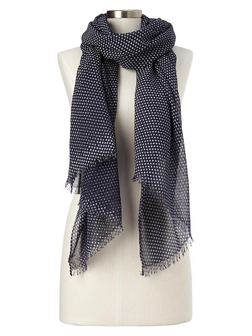 1 of 8 showing, with the color dark night of product Dot scarf