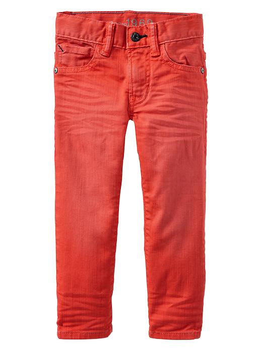 View large product image 1 of 1. Colored skinny fit jeans