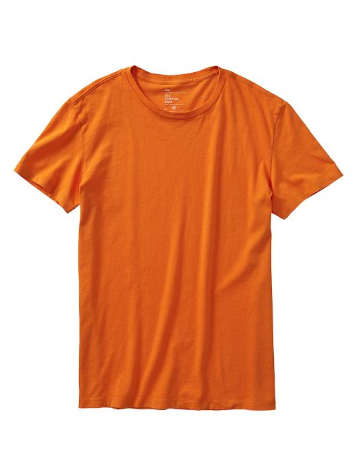 1 of 8 showing, with the color tangy orange of product Essential t-shirt