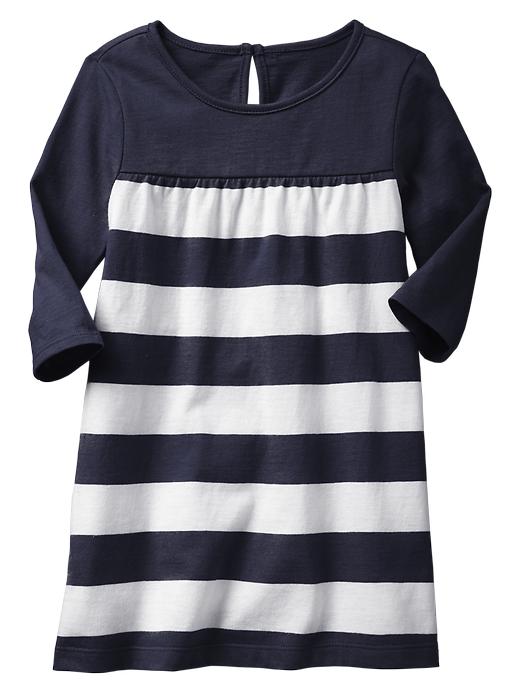 1 of 8 showing, with the color blue galaxy of product Stripe dress