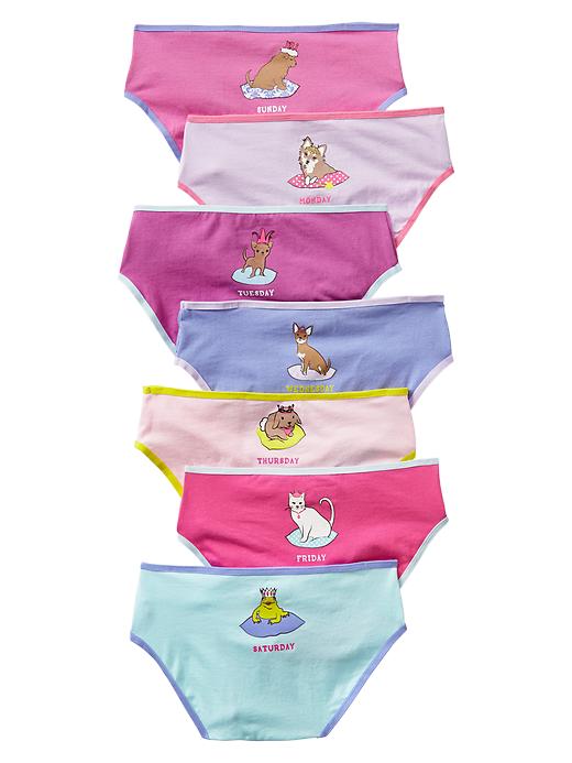1 of 8 showing, with the color multi of product Animal days bikini (7-pack)