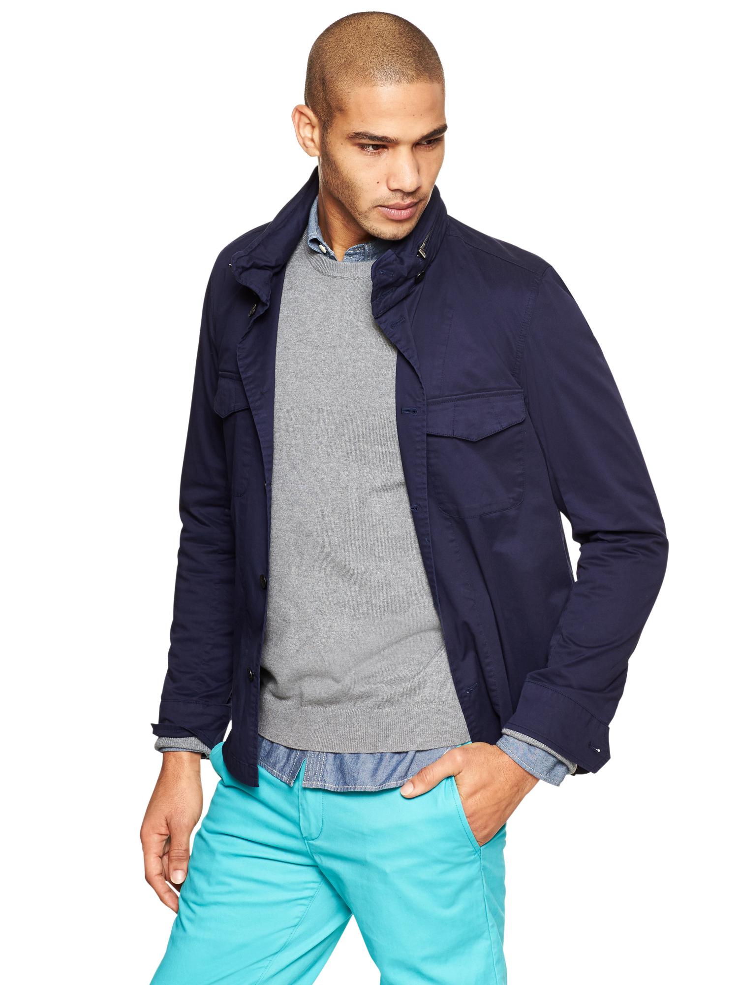 Military shirt jacket Gap