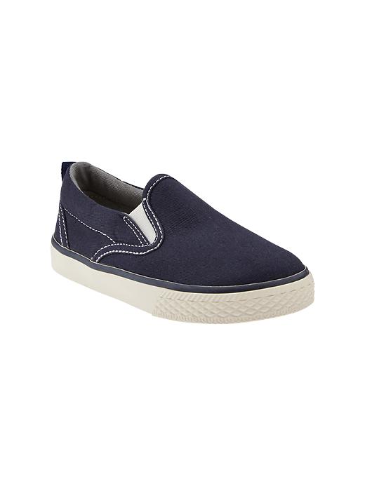 1 of 8 showing, with the color blue galaxy of product Sunwashed slip-on sneakers