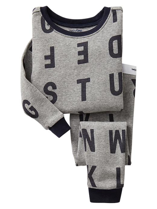 1 of 8 showing, with the color favorite navy of product Alphabet sleep set