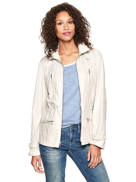 1 of 8 showing, with the color powder gray of product Utility jacket