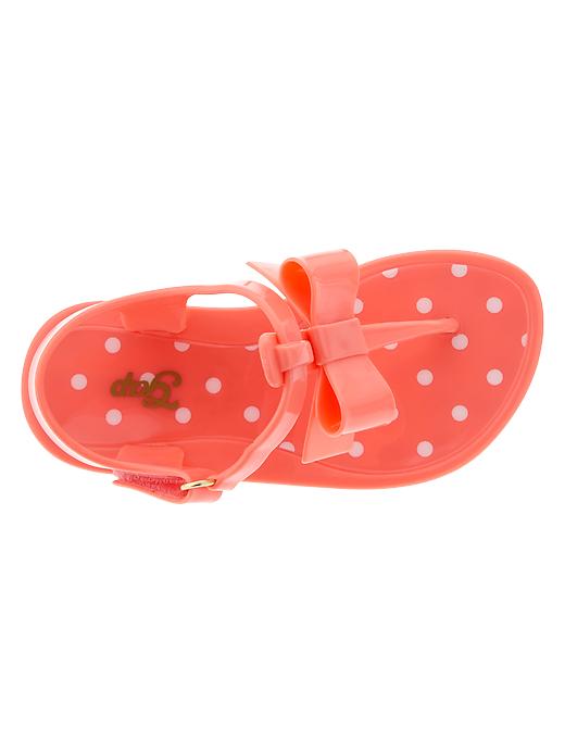 Image number 2 showing, Bow jelly sandals