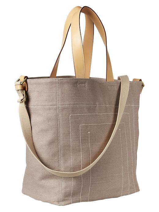 1 of 8 showing, with the color margate sand of product Canvas tote