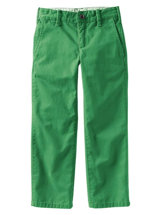 1 of 8 showing, with the color island palm of product Straight khakis