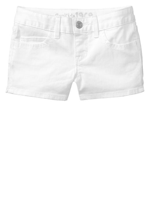 1 of 8 showing, with the color white denim of product 1969 denim shorties