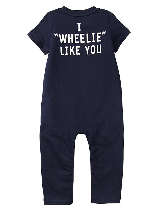 2 of 8 showing, with the color blue galaxy of product Bike graphic one-piece