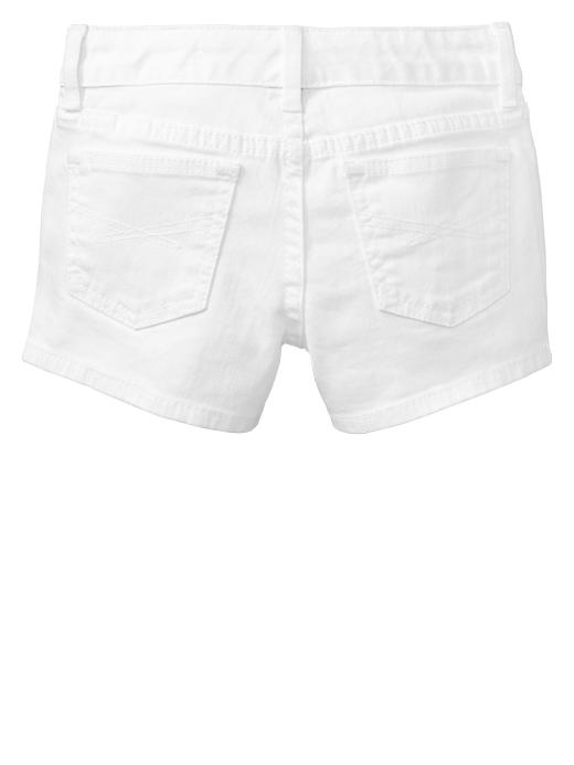 2 of 8 showing, with the color white denim of product 1969 denim shorties