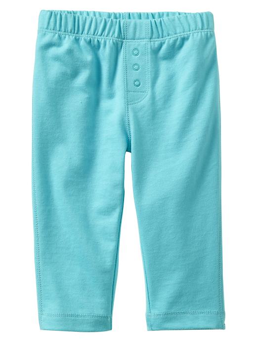1 of 8 showing, with the color icicle blue of product Jersey knit pants