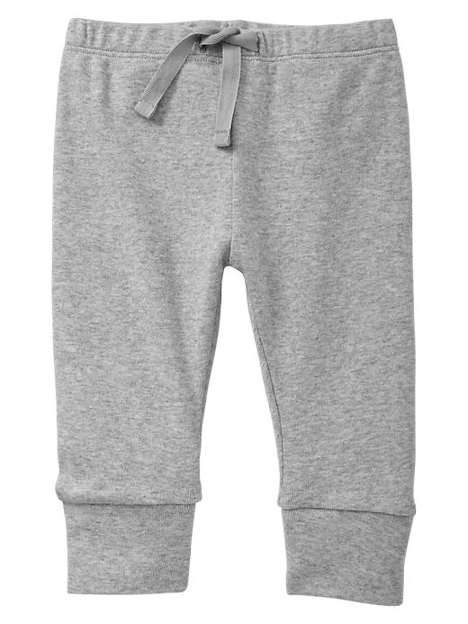 1 of 8 showing, with the color heather gray of product Banded pants