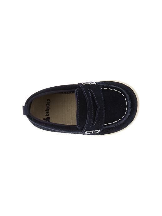 2 of 8 showing, with the color blue galaxy of product Suede loafers