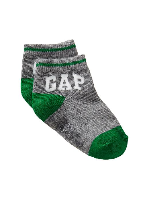 1 of 8 showing, with the color zone green of product Arch logo socks