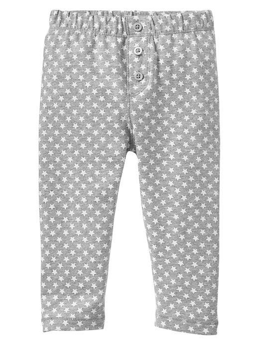1 of 8 showing, with the color grey star of product Button leggings