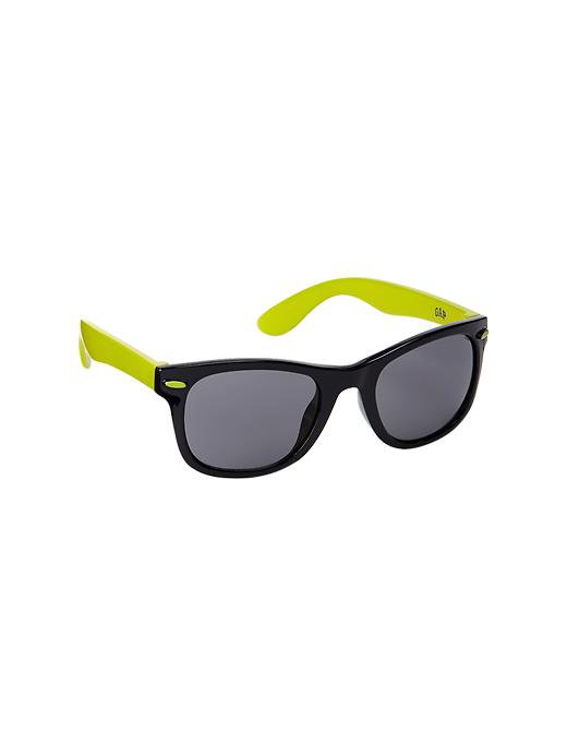 View large product image 1 of 1. Retro colorblock sunglasses