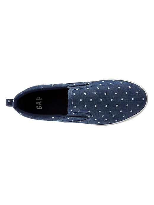 2 of 8 showing, with the color denim of product Slip-on sneakers