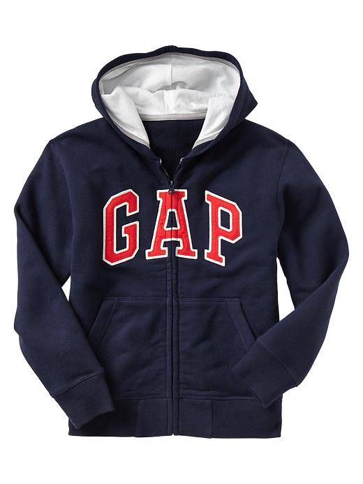 1 of 8 showing, with the color blue galaxy of product Arch logo hoodie