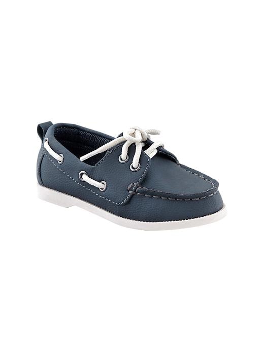 1 of 8 showing, with the color atlantic blue of product Boat shoes