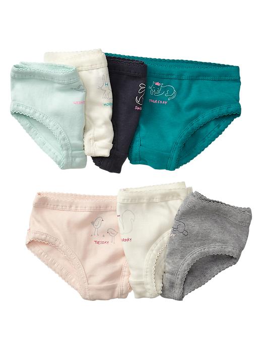 1 of 8 showing, with the color animal of product Days-of-the-week animal underwear (7-pack)