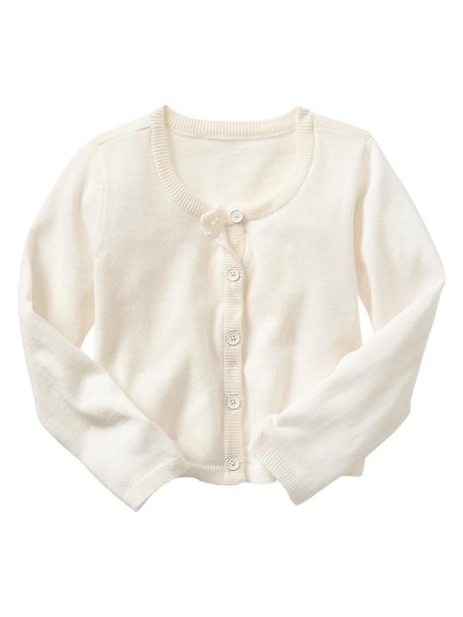 1 of 8 showing, with the color ivory frost of product Knit cardigan