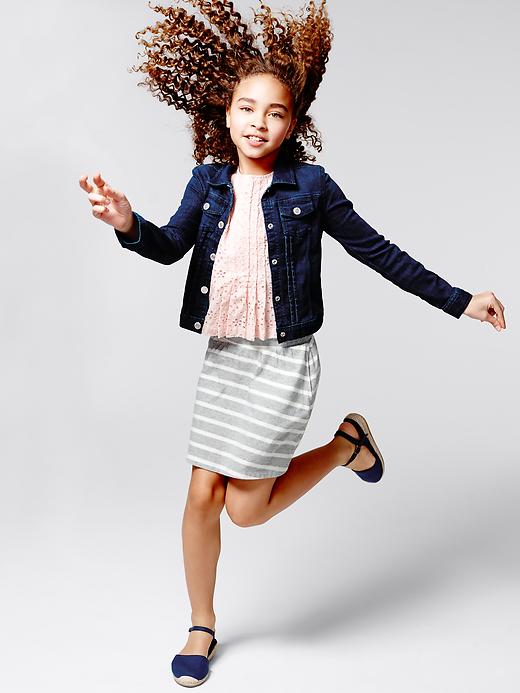 2 of 8 showing, with the color off white stripe of product Cutest skirt