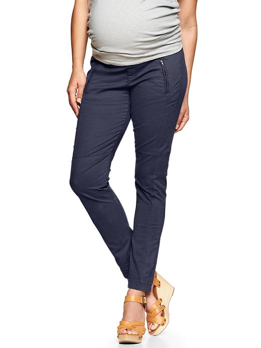1 of 8 showing, with the color favorite navy of product Skinny mini skimmer khakis