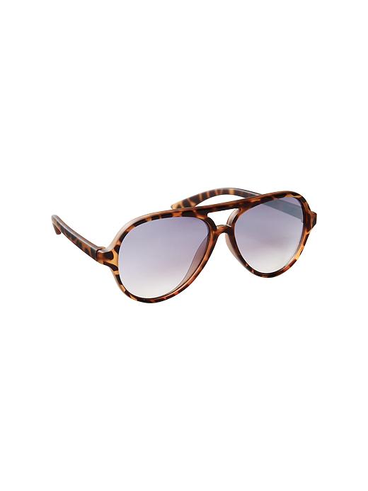 1 of 8 showing, with the color dark tortoise of product Aviator sunglasses