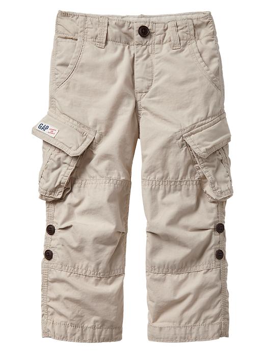 2 of 8 showing, with the color trench of product Roll-up cargo pants