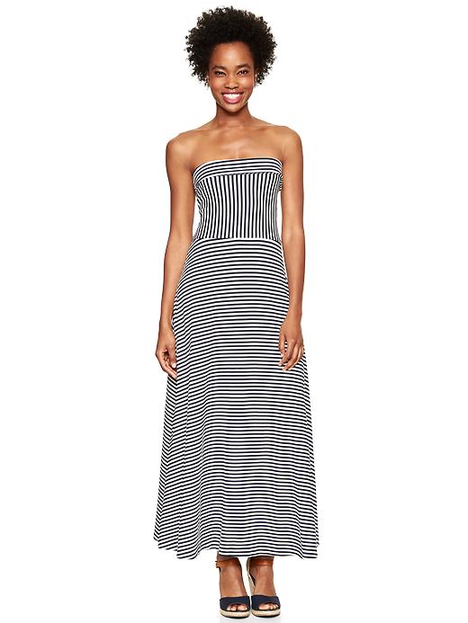 1 of 8 showing, with the color navy stripe of product Stripe 4-in-1 dress